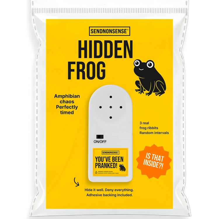 Hidden Frog Prank Device – Realistic Croaking Sound Gag Gift