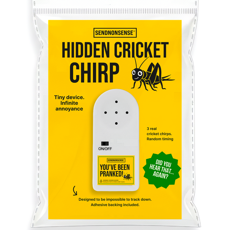 Hidden Cricket Prank Device – Realistic Chirping Noise Gag Gift
