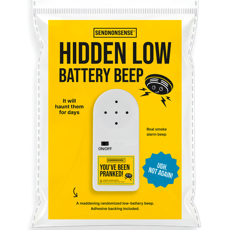 Hidden Low Battery Beep Prank Device – Annoying Beeping Sound Gag