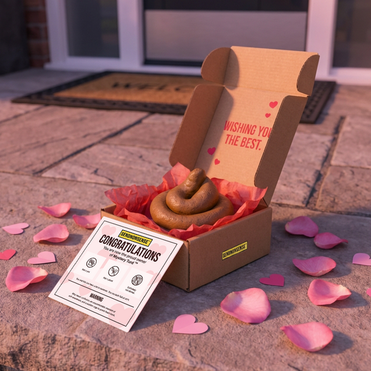 Mystery Turd: Love Edition (fake poop) prank gift
