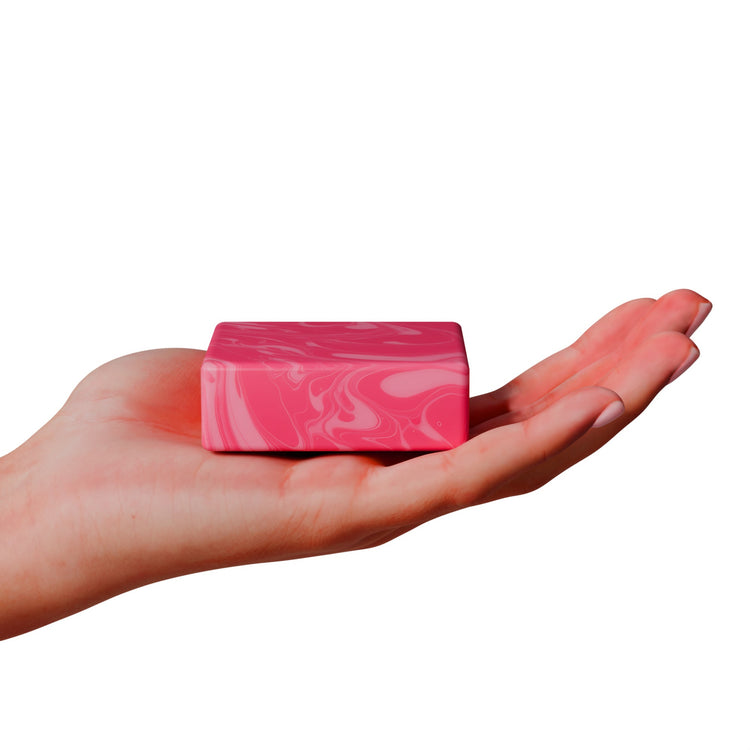 “Hot Mess” gag gift soap bar from SendNonsense held in hand