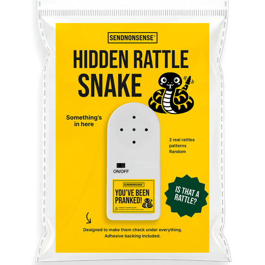Hidden Rattlesnake Prank Device – Realistic Rattle Sound Gag Gift