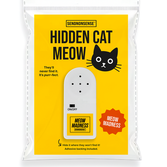 Hidden Cat Meow Prank sound device