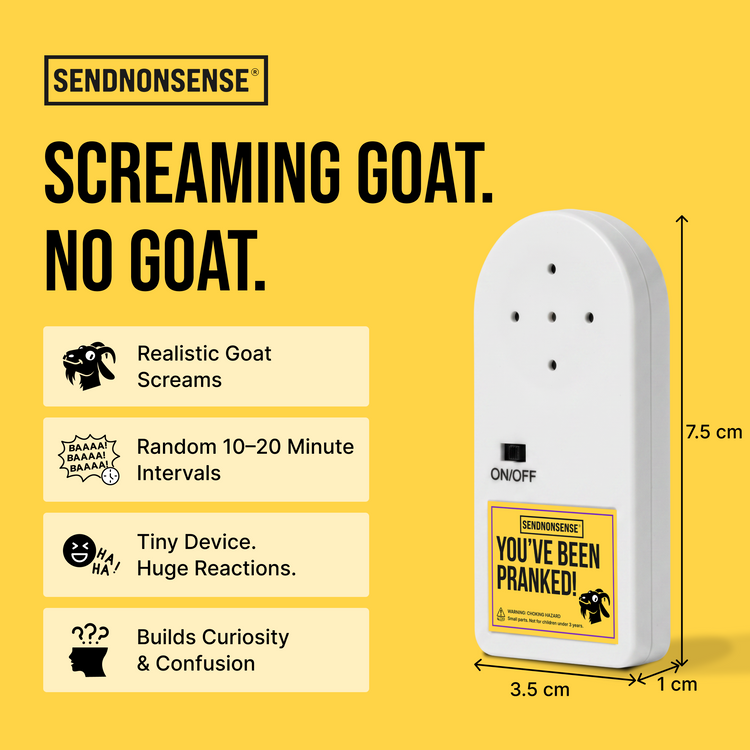 Hidden Goat Prank Device – Realistic Goat Sound Gag Gift