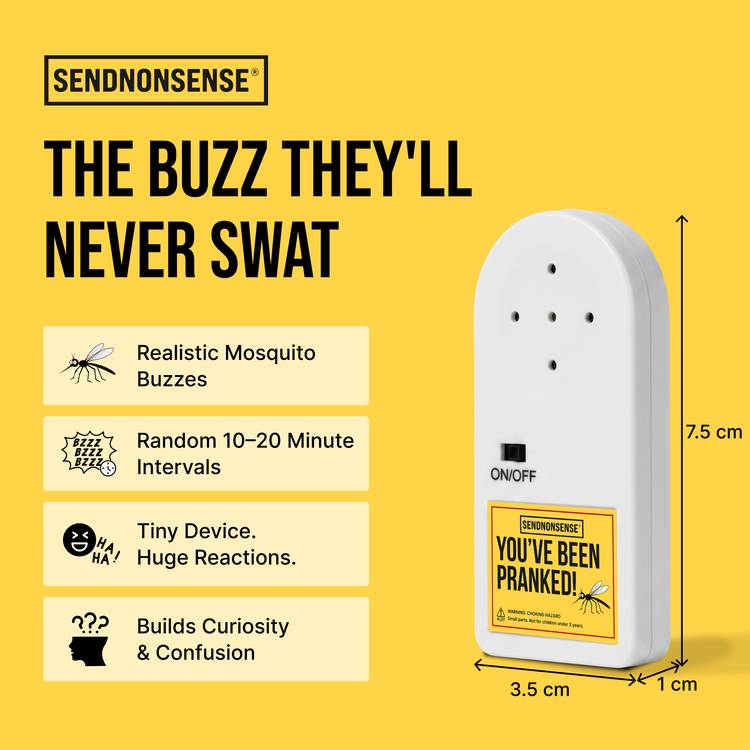 Hidden Mosquito Prank Device – Realistic Buzzing Noise Gag Gift
