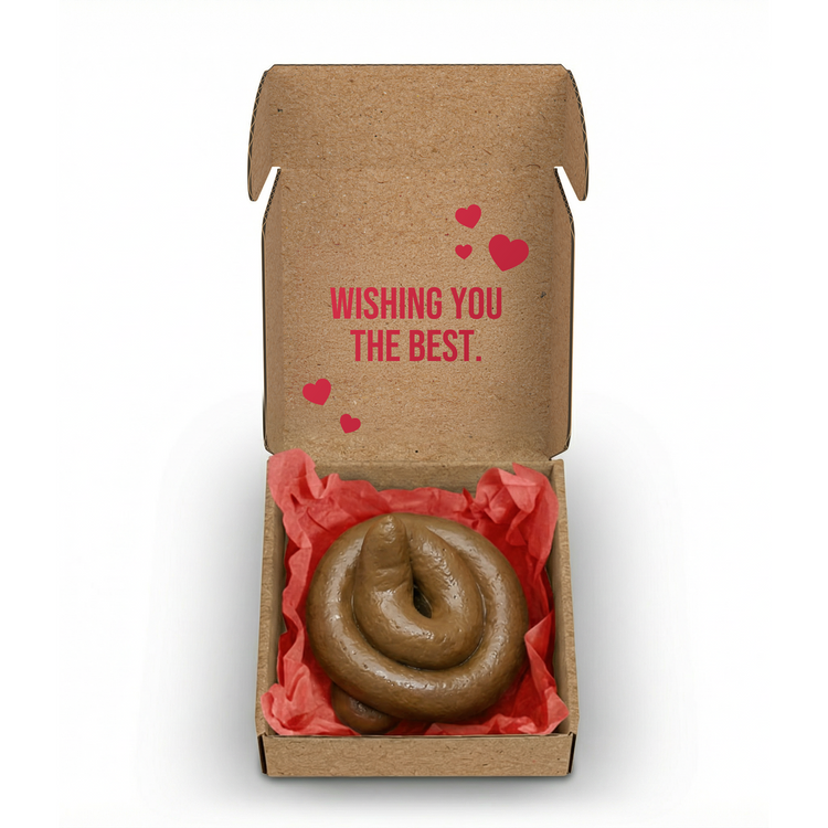 Mystery Turd: Love Edition (fake poop) prank gift